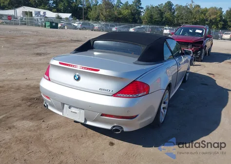 2008 BMW 650I z USA, uszkodzony, nr VIN WBAEB53548CX58015